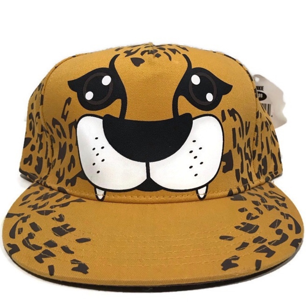 Men’s rare Pugs “Cheetah Face” Snapback Hat.